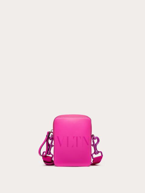 Valentino SMALL VLTN LEATHER CROSSBODY BAG
