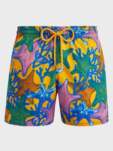 Vilebrequin Men's Glowed Star Swim Shorts