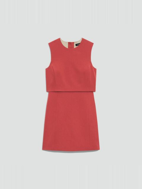Theory Layered Mini Dress in Admiral Crepe