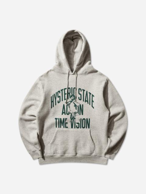 Hysteric Glamour Men's Action Time Vision Hoodie Grey