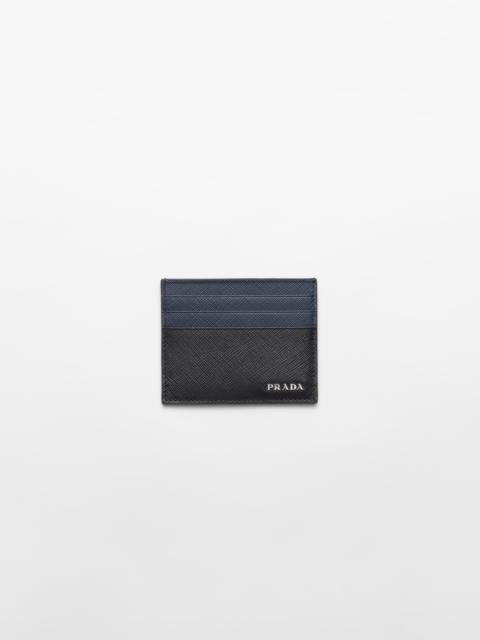 Saffiano leather card holder