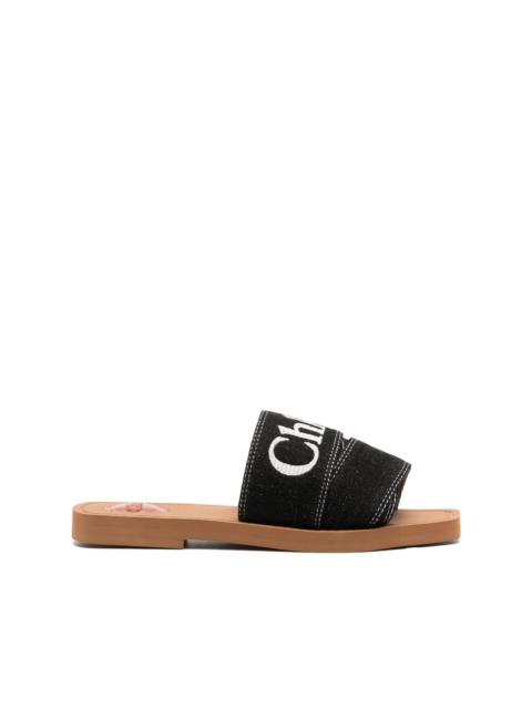 Chloé Woody logo-print sandals