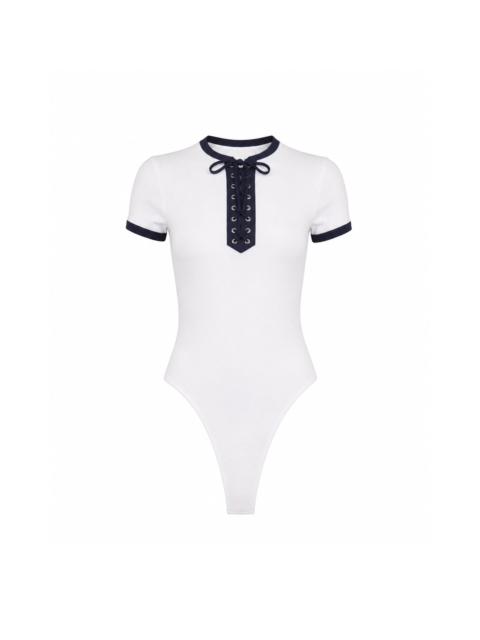 Fleur du Mal Ivy Ringer Bodysuit