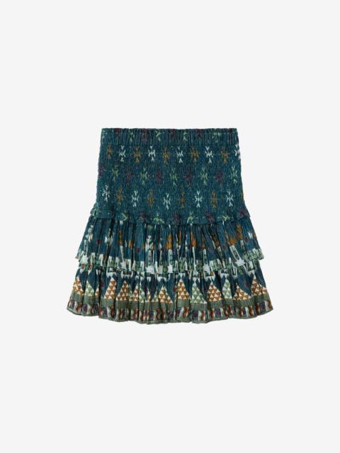 Isabel Marant Étoile NAOMI COTTON AND LUREX SHORT SKIRT