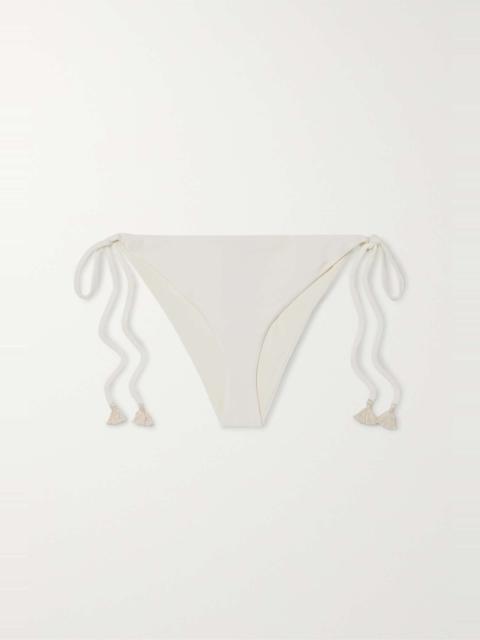 Johanna Ortiz + NET SUSTAIN Sullen tasseled bikini briefs