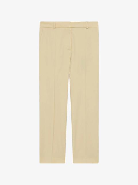 Coleman straight-leg high-rise stretch-wool trousers