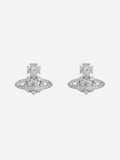 Vivienne Westwood Platinum-Plated Narcissa Stud Earrings