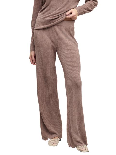 Barefoot Dreams barefoot dreams CozyChic® Ultra Lite® Scallop Hem Lounge Pants in Sable