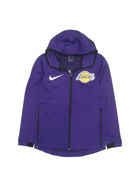 Nike x NBA Therma Flex Showtime Jacket 'LA Lakers' 940136-504