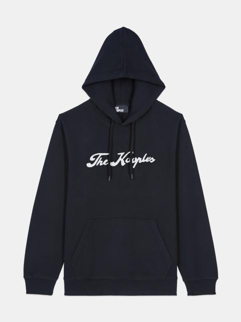 The Kooples BLACK LOGO HOODIE