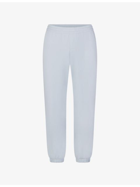 SKIMS Drapey French Terry Cropped Cotton-Jersey Jogging Bottoms