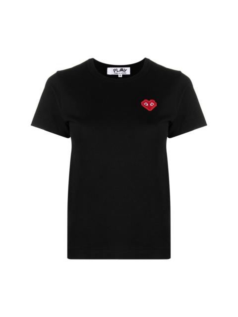 logo-patch cotton T-shirt