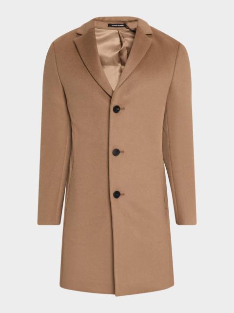 REISS Men's Wool-Blend Gable Topcoat