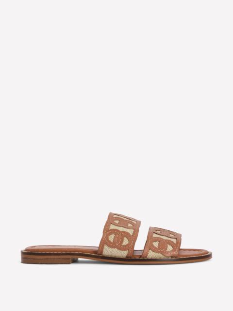 BODEN Interlocked Flat Sandal-Tan