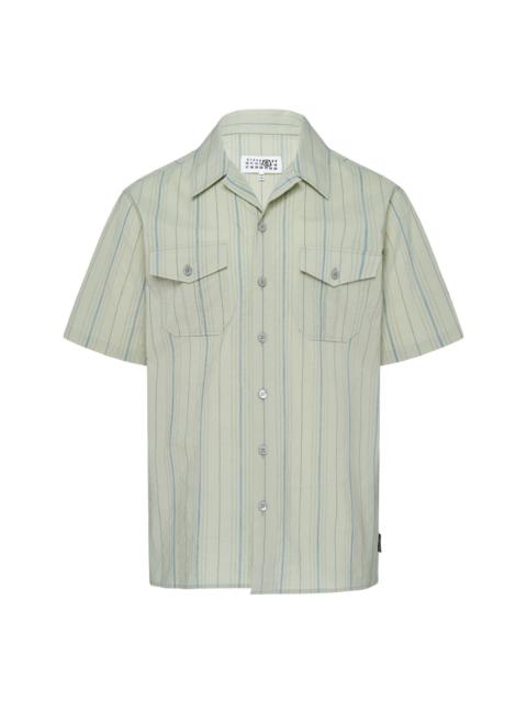 MM6 Maison Margiela Striped Short-Sleeve Shirt