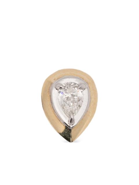 RAINBOW K diamond earrings