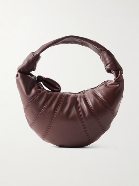 Lemaire Mini Fortune Croissant Paneled Leather Shoulder Bag