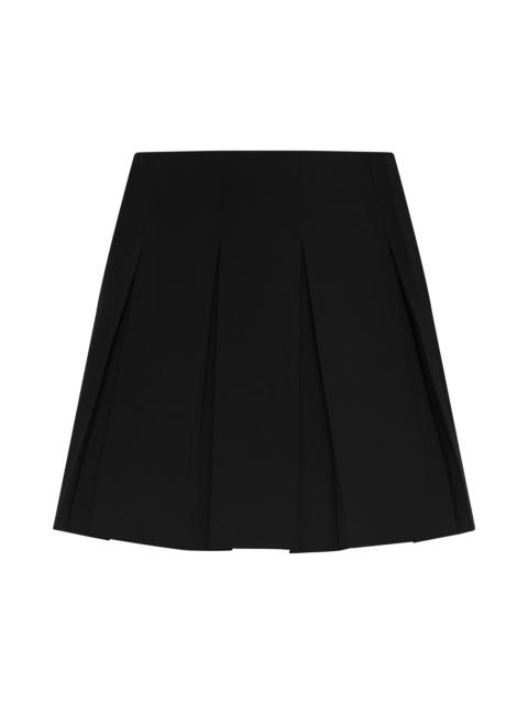 L'AGENCE Tania Pleated Mini Skirt