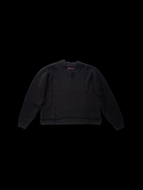 OTTOLINGER OTTOLINGER Open Knit Collar Sweater Black