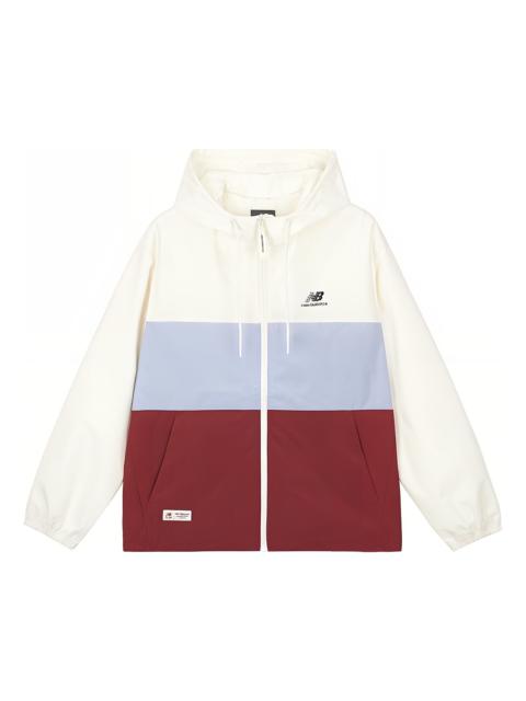 New Balance Sport Woven Jacket 'White Purple Red' 5AD38011-IV