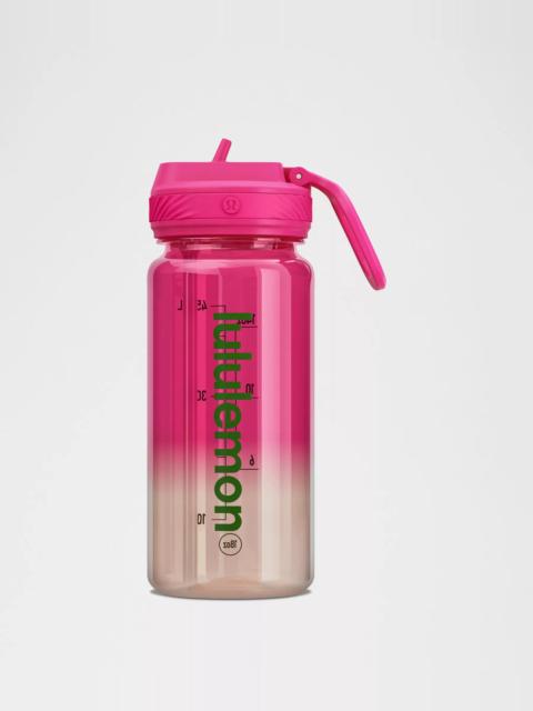 lululemon Back to Life Clear Bottle 18oz Straw Lid *Ombre