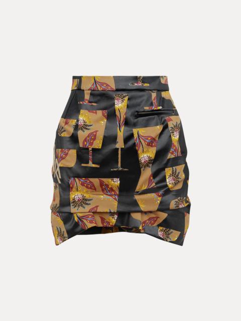 Vivienne Westwood MINI PLEATED PENCIL SKIRT