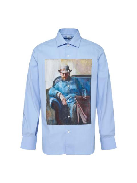 Junya Watanabe MAN Blue Maria Santangelo Garment Shirt