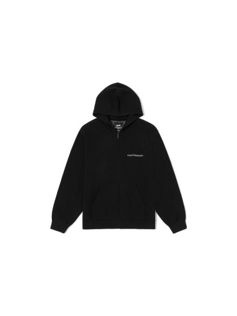 Vans x Mastermind World Zip Pullover Hoodie 'Black' VN0A7SQQBLK