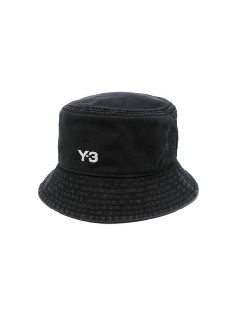 Y-3 logo-embroidered cotton hat