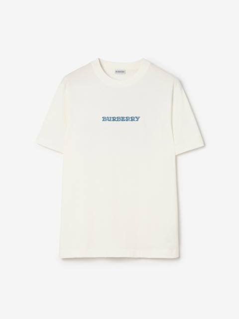 Burberry Heritage Logo Cotton T-shirt