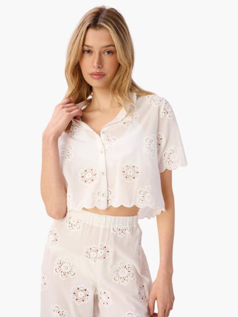 CAMI NYC XANA COTTON TOP MACADAMIA
