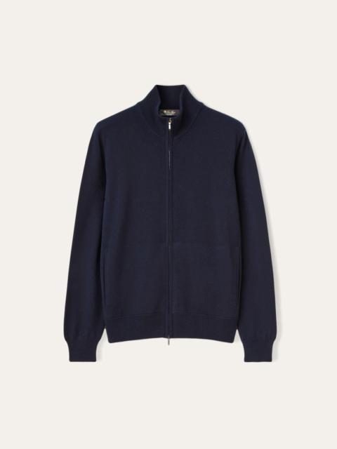 Loro Piana Classic Zip-Up Bomber Jacket