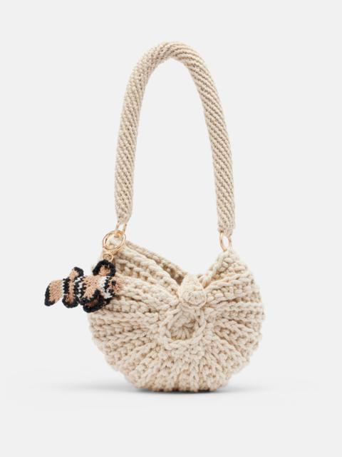 Poupette St Barth Praia Small crochet shoulder bag