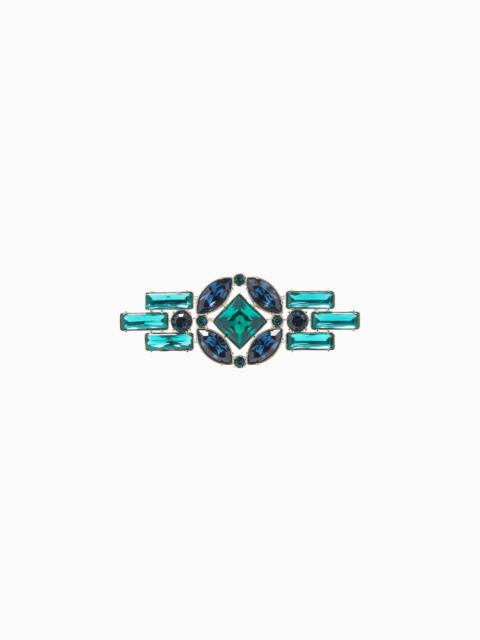 GIORGIO ARMANI BROOCH WITH SWAROVSKI CRYSTALS