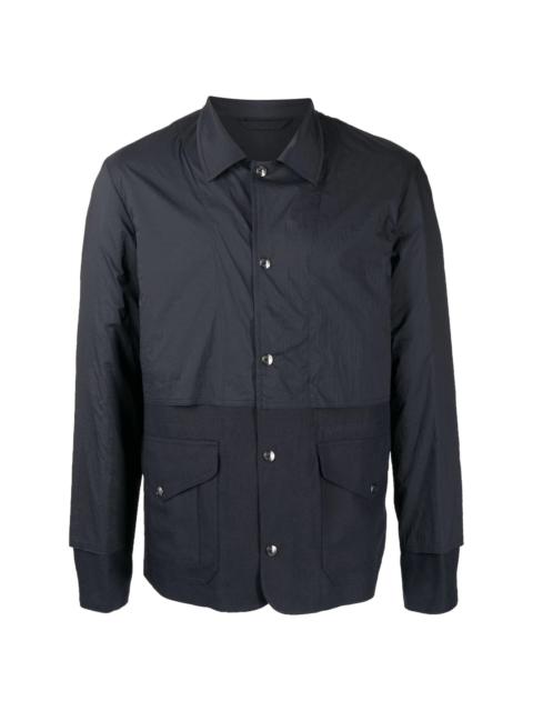 hybrid linen shirt jacket