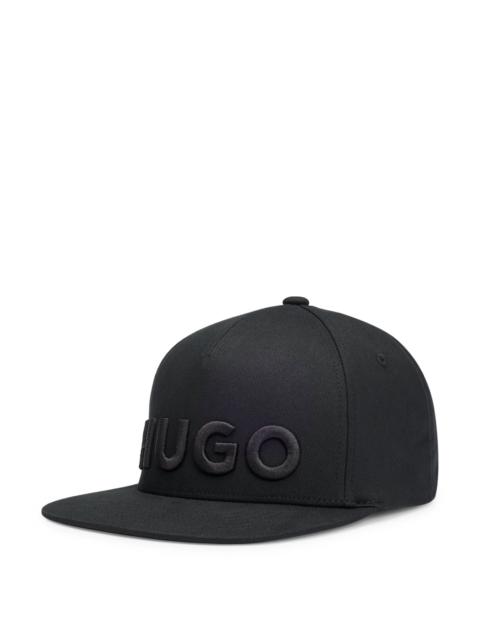HUGO FLEXFIT® STRETCH-COTTON CAP WITH 3D EMBROIDERED LOGO