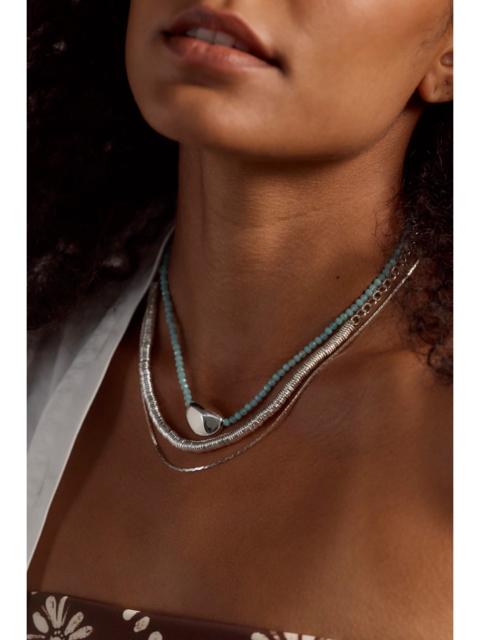 FREE PEOPLE Wes Semiprecious Layer Necklace