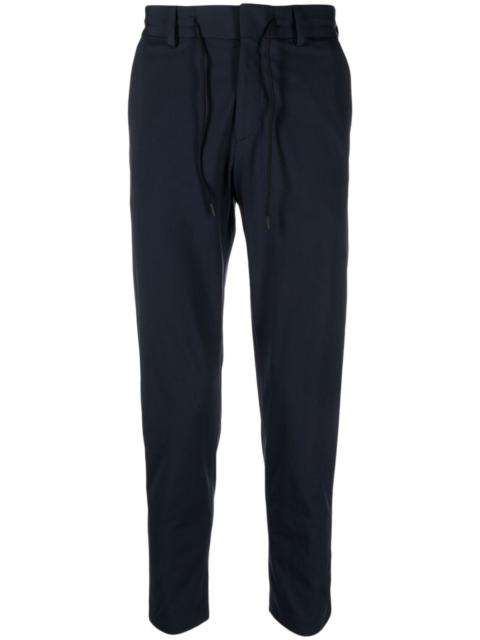 BOSS technical-jersey slim-cut trousers