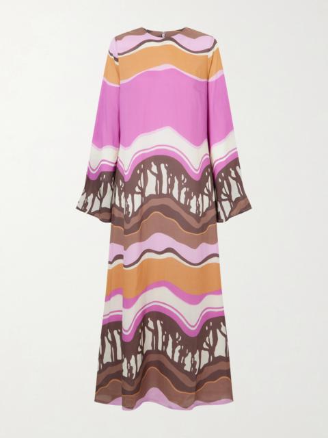 ALIX OF BOHEMIA Niall Printed Modal Midi Dress