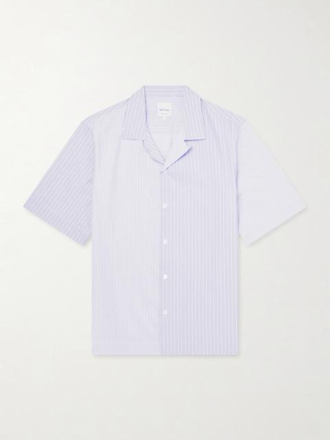 Paul Smith Camp-Collar Striped Cotton-Poplin Shirt