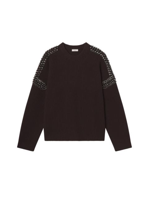 A.L.C. Lennox Embellished Wool Sweater