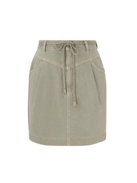 Zimmermann AUGUST DENIM UTILITY SKIRT