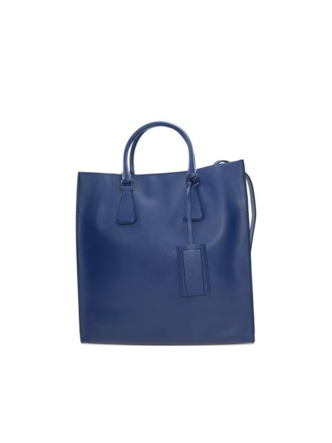 Prada leather top-handle tote bag