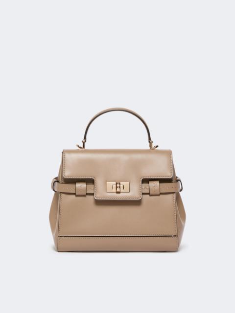 Max Mara MARGAUXTH25 Smooth leather handbag - MUD