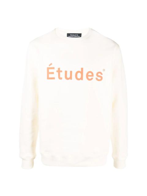 Étude logo-print organic cotton sweatshirt