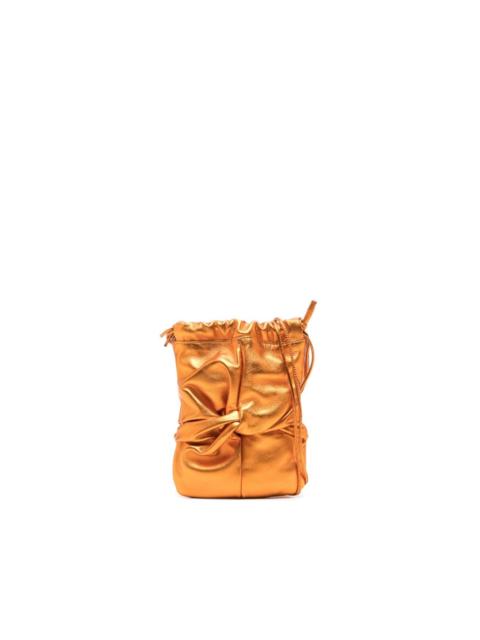 HEREU Ronet metallic bucket bag