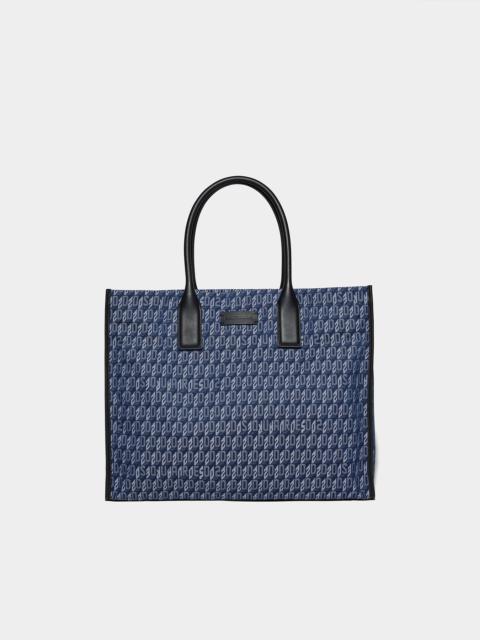 DSQUARED2 D2 MONOGRAM NEWS SHOPPING BAG