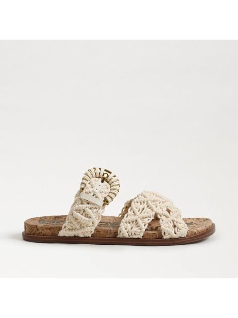 Sam Edelman Lucy Woven Slip On Buckle Sandal
