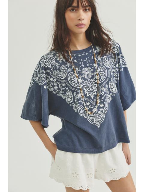 FREE PEOPLE We The Free Heirloom Printed Tee