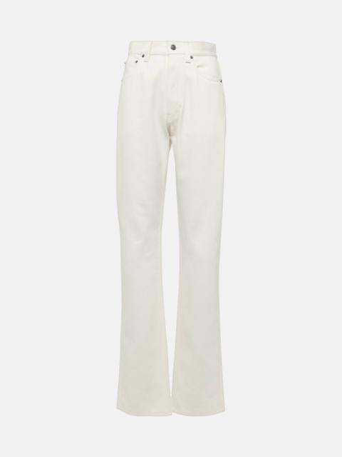 Loro Piana Cotton and silk straight jeans